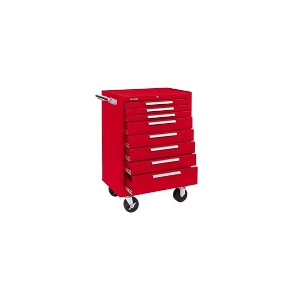 Kennedy 378XR K1800 Series 27W X 18D X 39H 8 Drawer Red Roller Cabinet 378XR - main